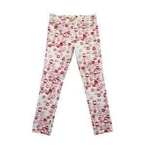 Erin Fetherston Kiss lip print pant